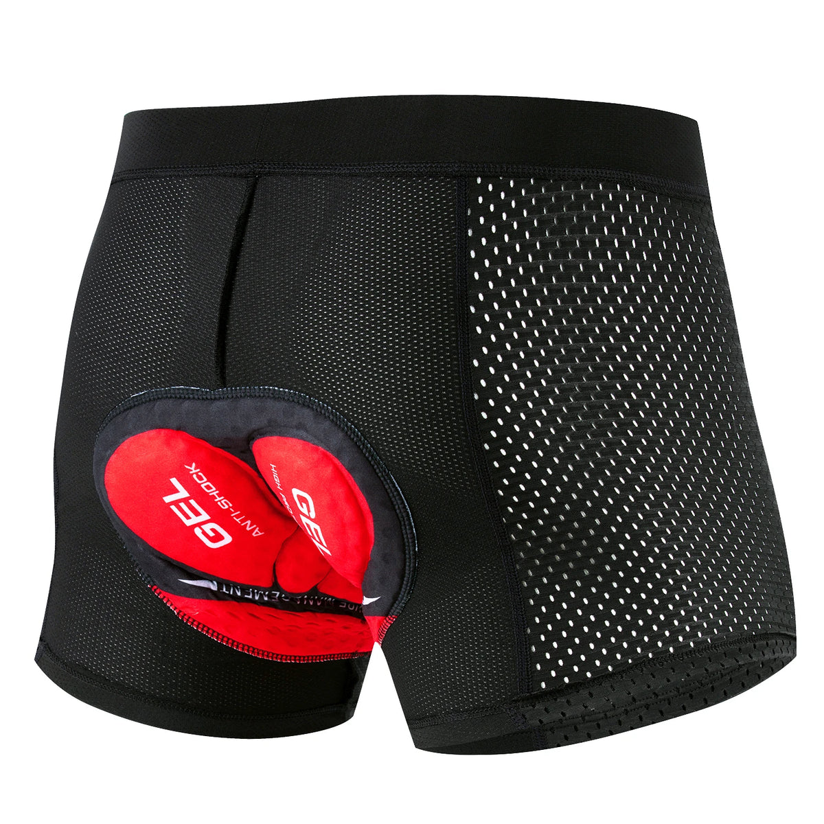 Herre Sykkelshorts Pustende Mesh med 5D Gelpute Elastisk Stoff 8