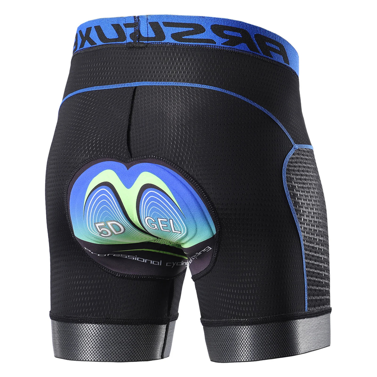 Herre Sykkelshorts med 5D Gel Polstring og Hurtigtørkende Materiale 0