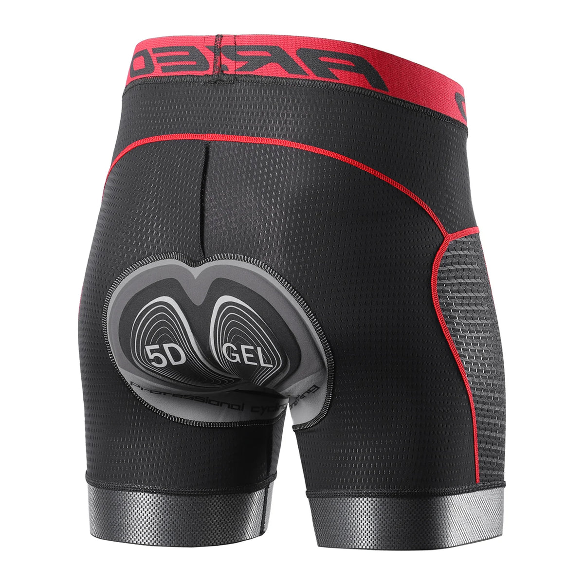 Herre Sykkelshorts med 5D Gel Polstring og Hurtigtørkende Materiale 7