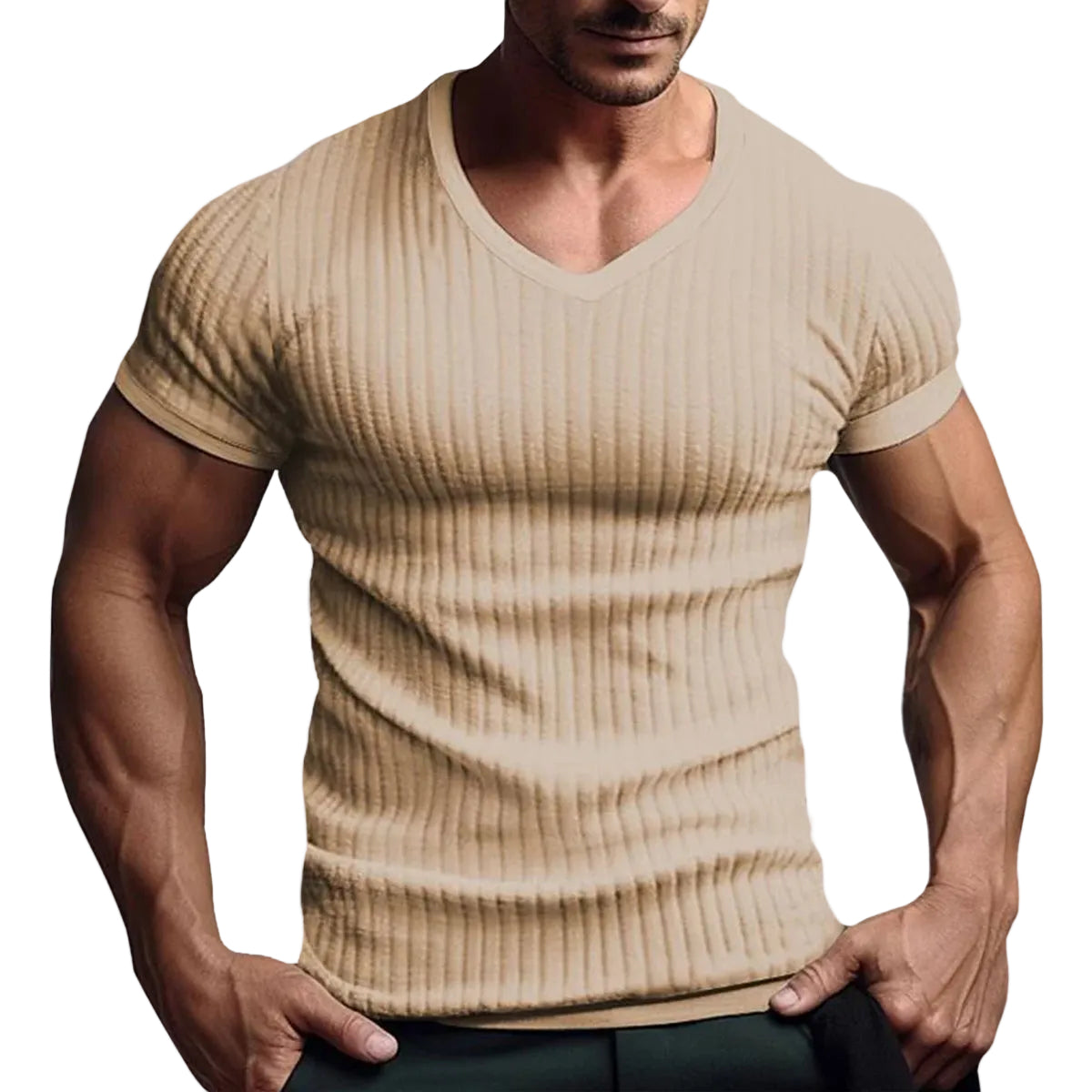 Herre T-skjorte Urban Stripe Slim Fit 0
