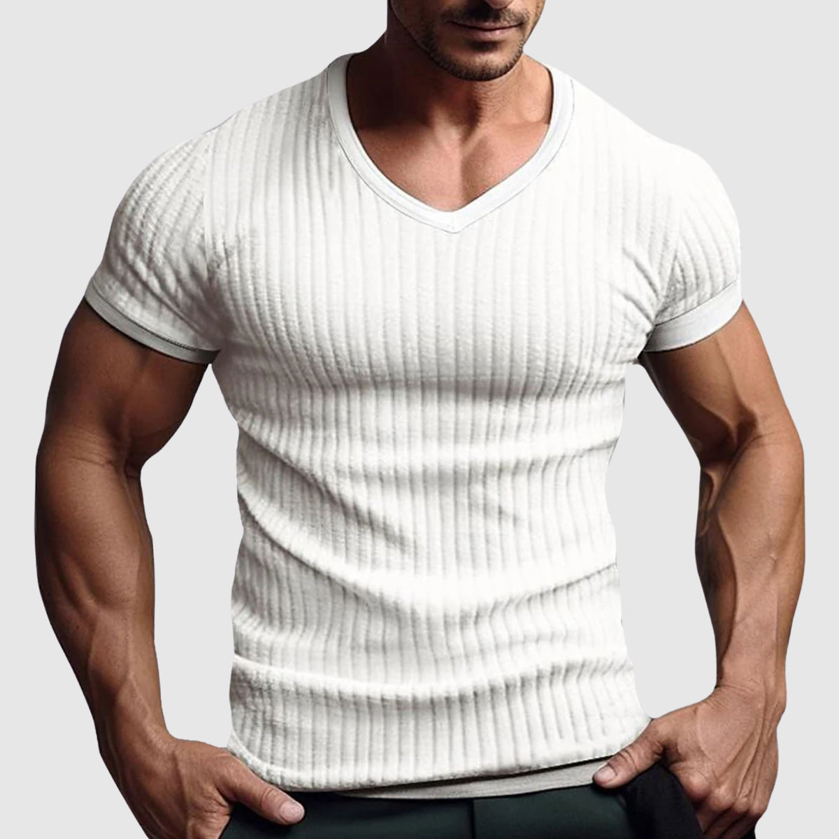 Herre T-skjorte Urban Stripe Slim Fit 1