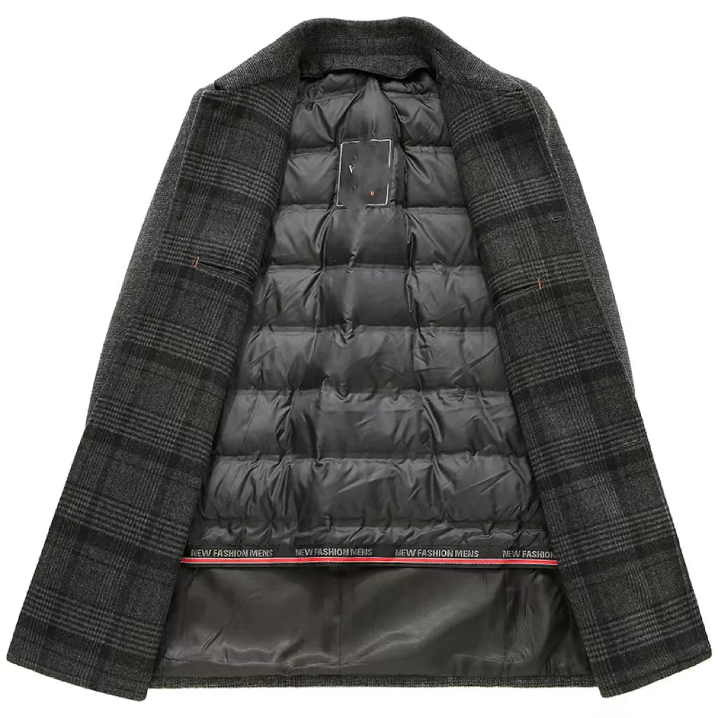 Herre Trench Coat Klassisk Stil 4