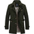 Herre Trenchcoat Dobbelknappet Strukturert Design Myk Blandingsmateriale 9