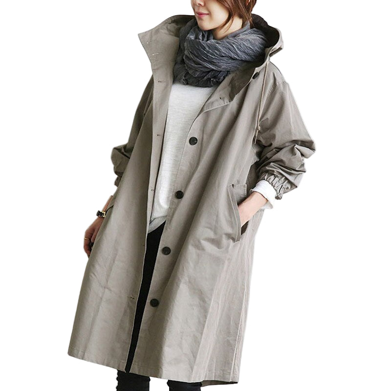 Herre Trenchcoat Vanntett Moderne Design 0
