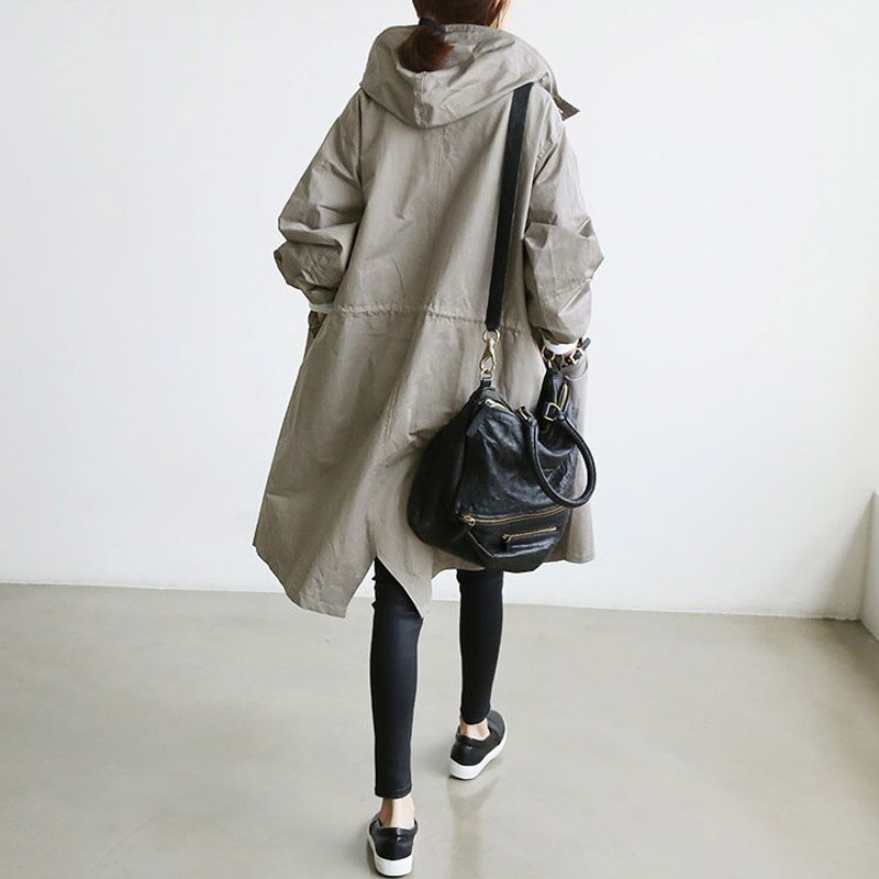 Herre Trenchcoat Vanntett Moderne Design 2