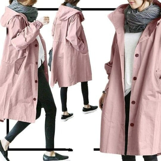 Herre Trenchcoat Vanntett Moderne Design 8