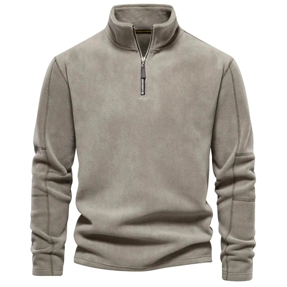 Herre Turtleneck Genser Med Høy Nakke Fleece 0