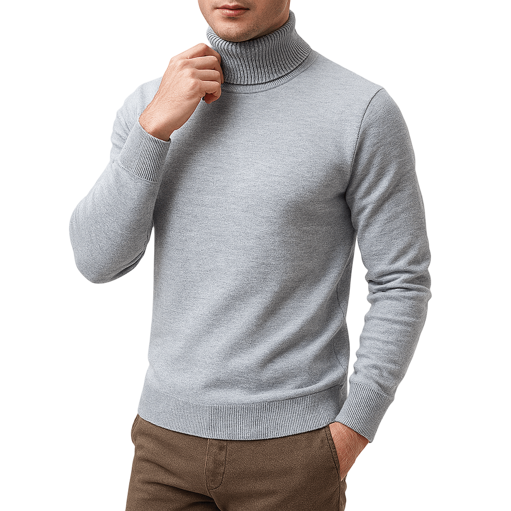 Herre Turtleneck Genser Minimalistisk Stil 0