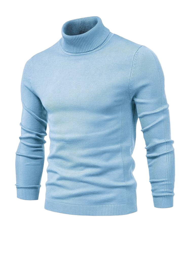 Herre Turtleneck Genser Slim Fit 0