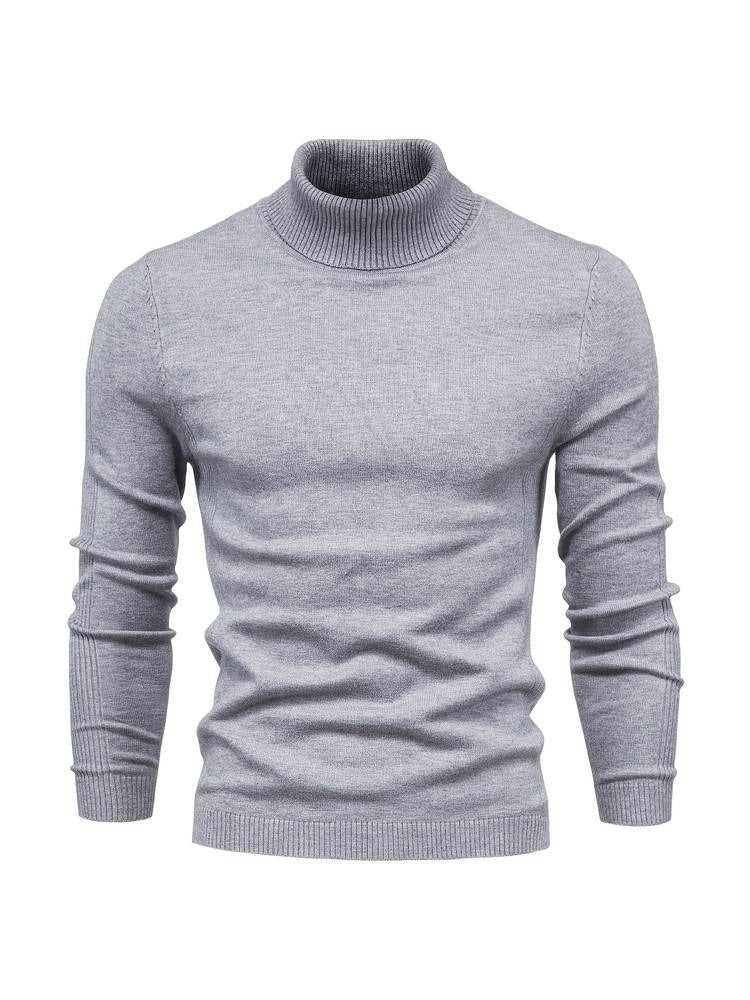 Herre Turtleneck Genser Slim Fit 2