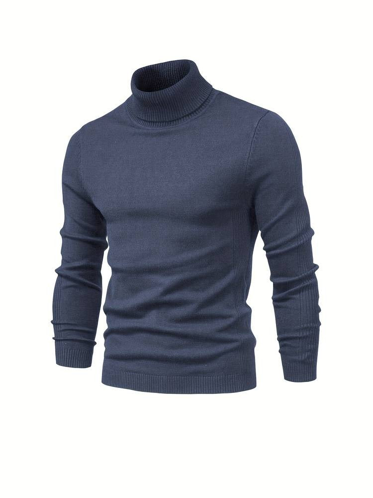 Herre Turtleneck Genser Slim Fit 5
