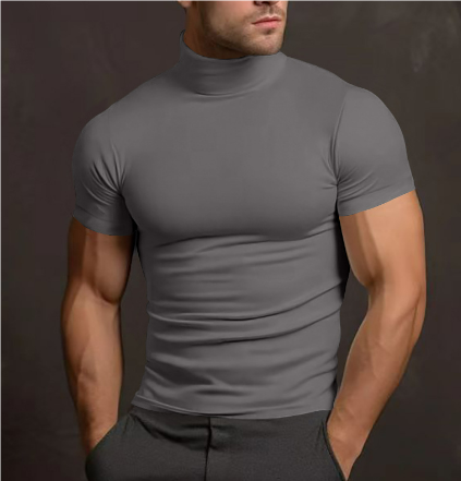 Herre Turtleneck Kortermet Moderne 4