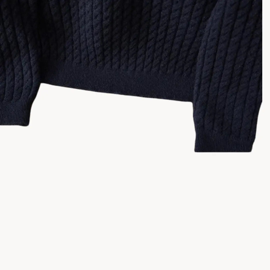 Herre Ullgenser Strikket Crewneck for Komfort og Stil 4