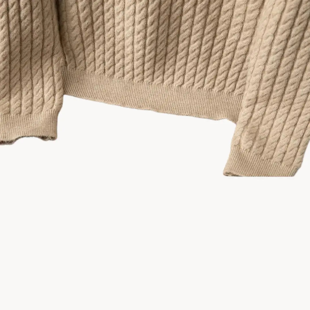 Herre Ullgenser Strikket Crewneck for Komfort og Stil 5