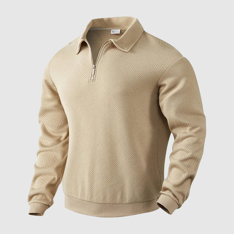 Herre Urban Polo Genser med Glidelåskrage 2