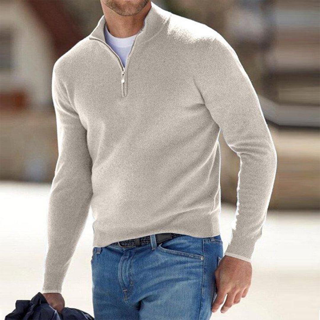 Herre Vest Fleece Med Rits Moderne Design 1