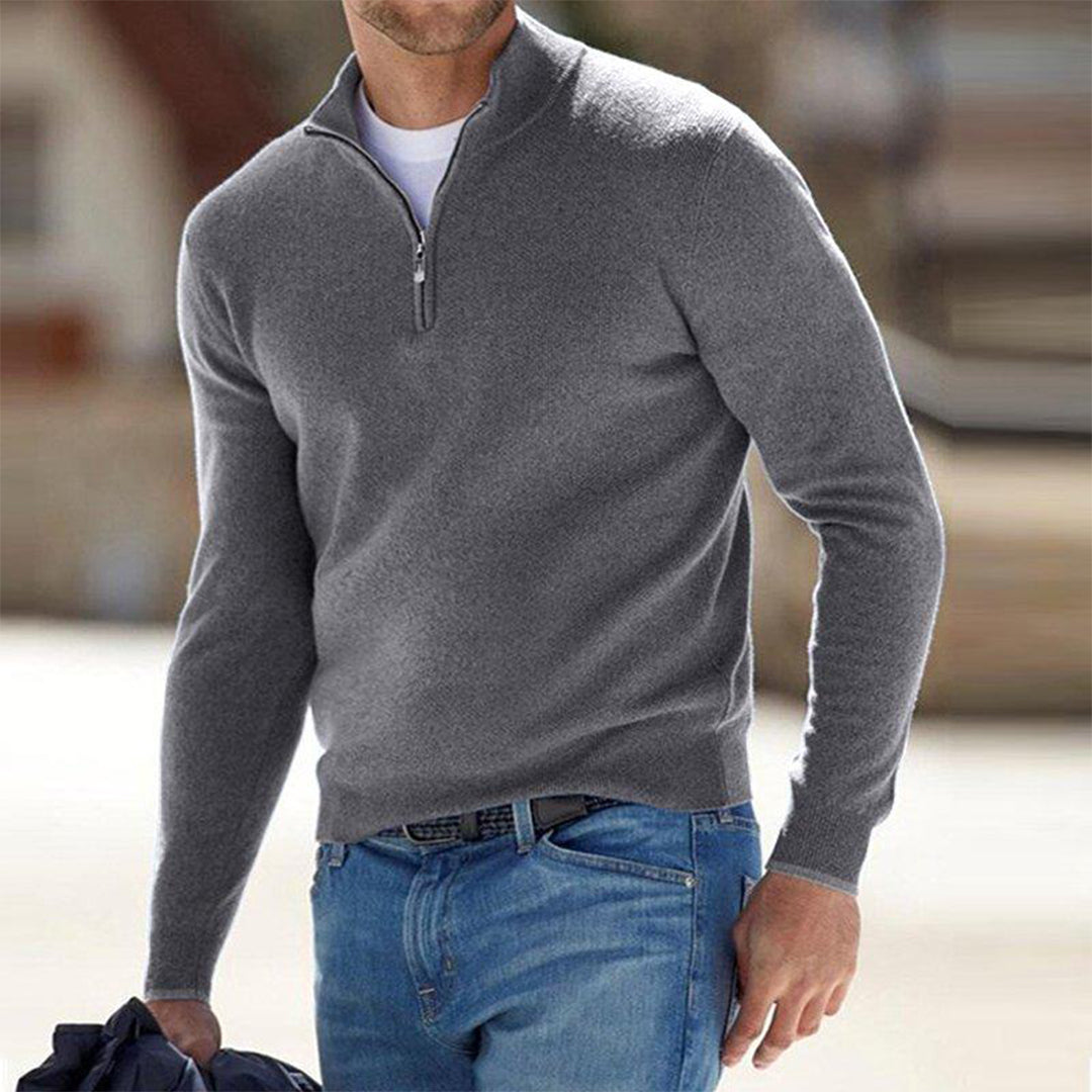 Herre Vest Fleece Med Rits Moderne Design 2