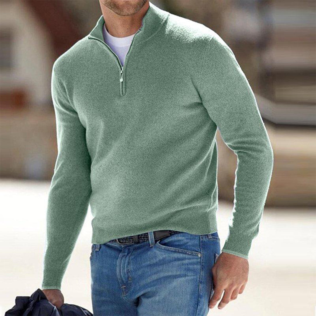 Herre Vest Fleece Med Rits Moderne Design 4