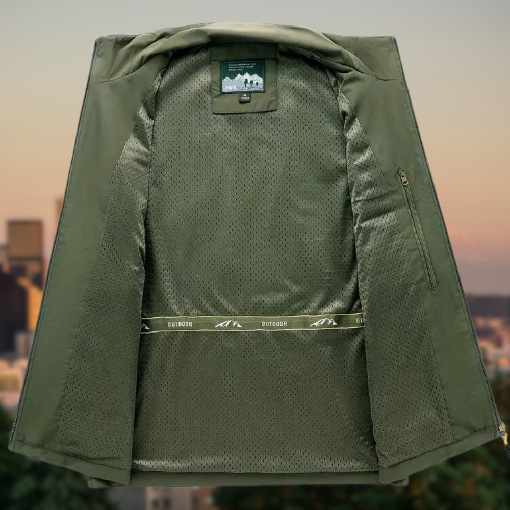 Herre Vest med Glidelåslommer Moderne Design 2