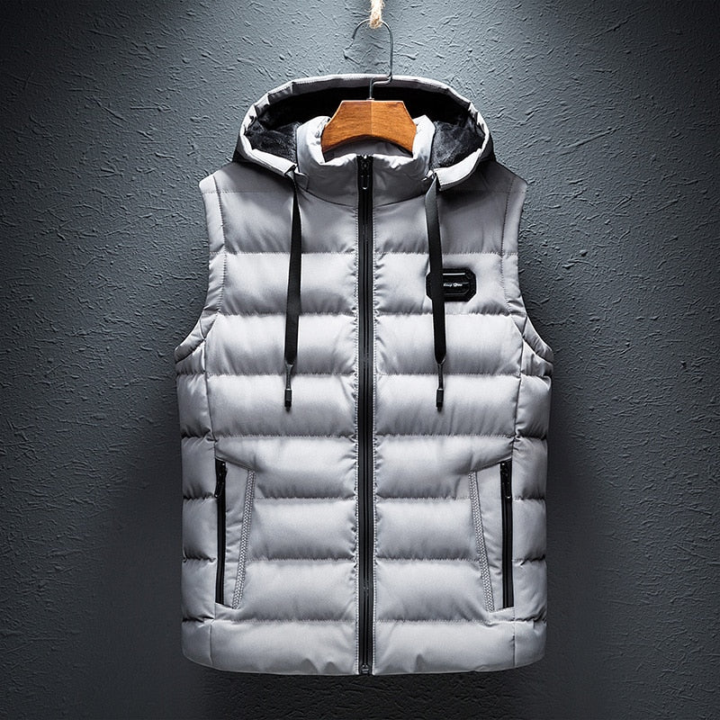 Herre Vest med Hette og Mønsterdesign 2