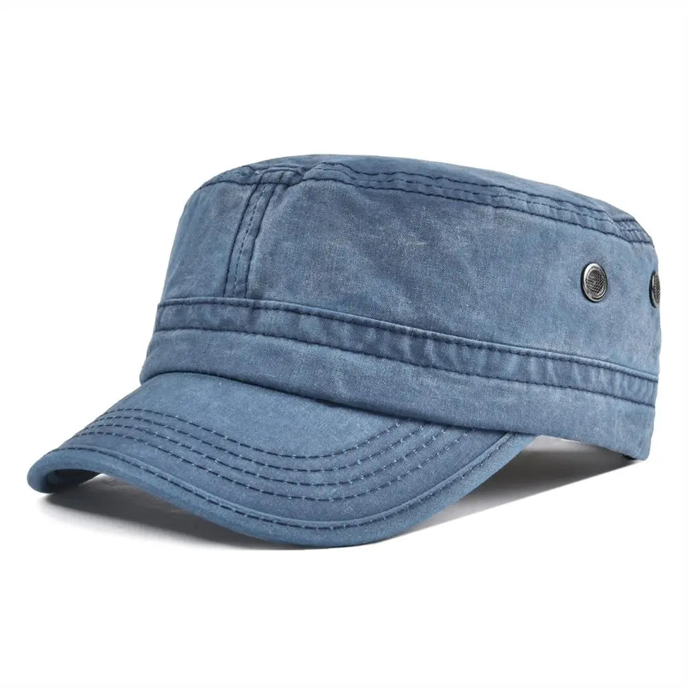 Herre Vintage Caps Militærinspirert Design 7