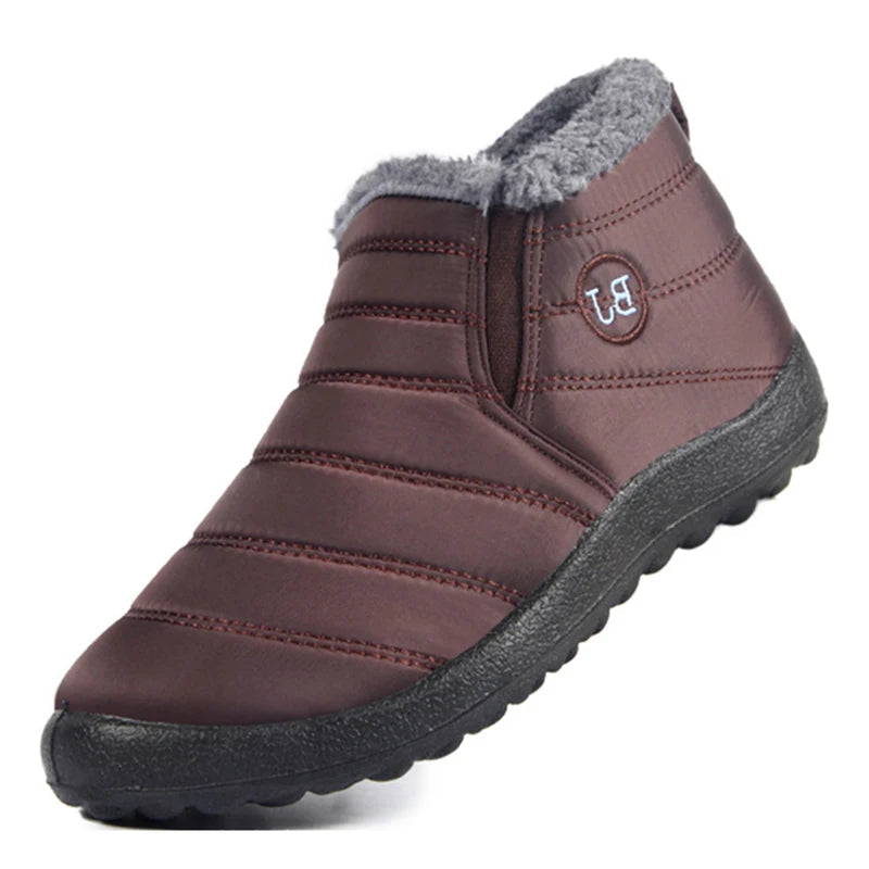 Herre Vinter Sko Slip-ons med Fleeceforing 2