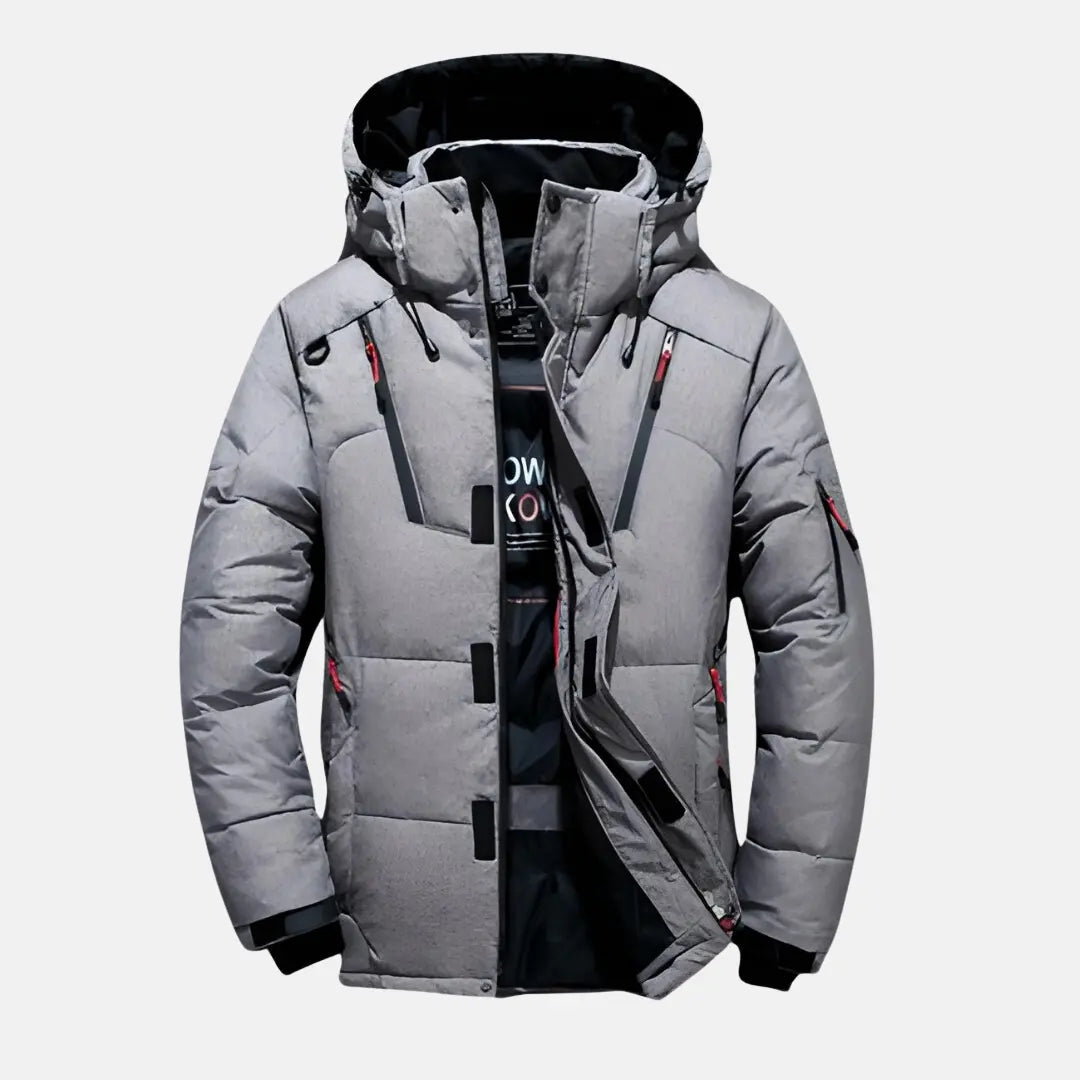 Herre Vinterjakke Isolert Moderne Design 11