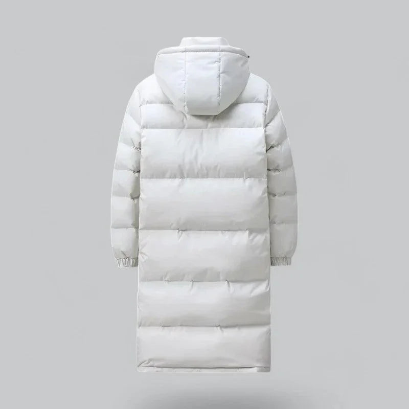 Herre Vinterjakke Lang Puffer Parka Moderne Stil 2
