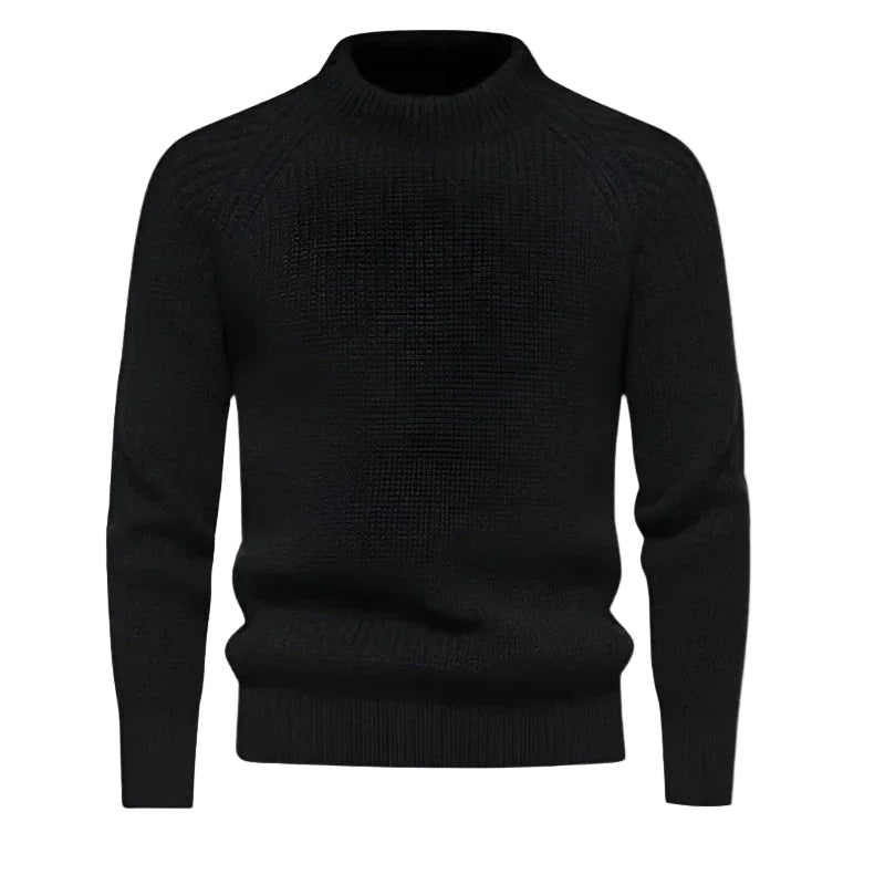 Herregenser Rund Hals Ribbet Design Komfortabel Stil 0