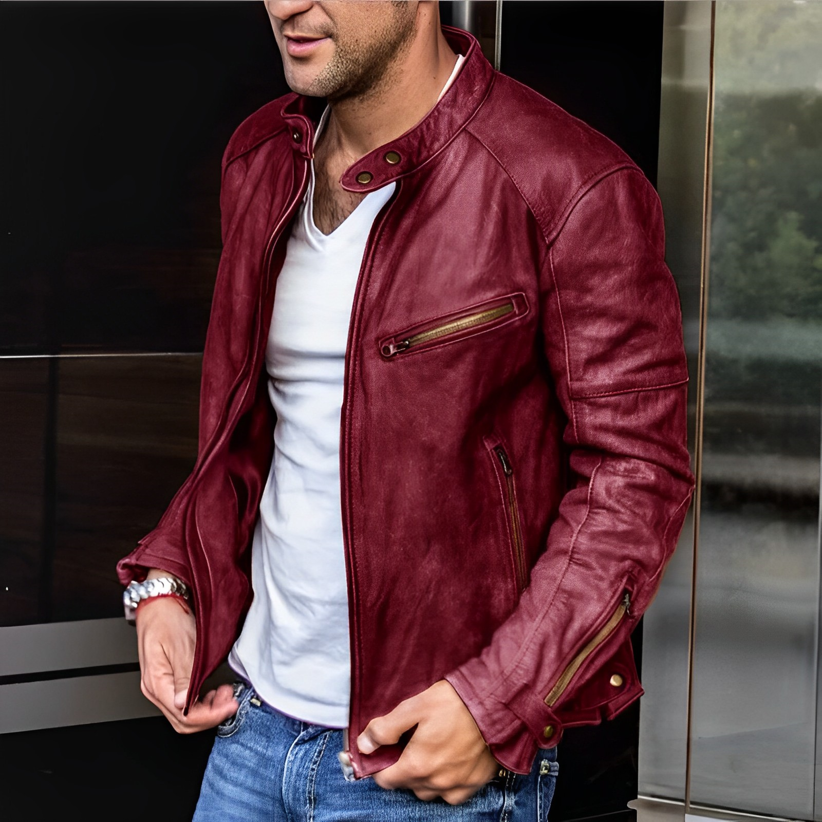 Herrejakke Premium Stil 4