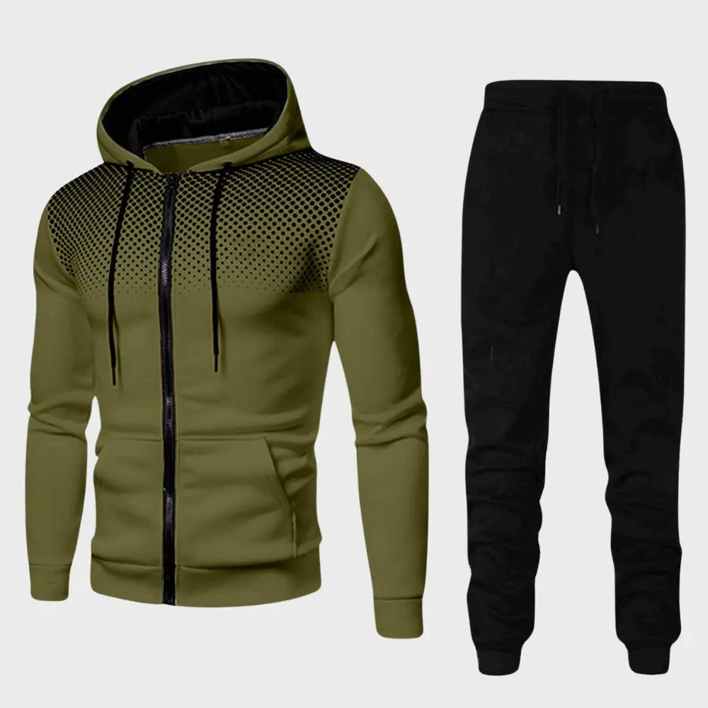 Herrer Treningssett med Hettegenser og Joggebukser 1