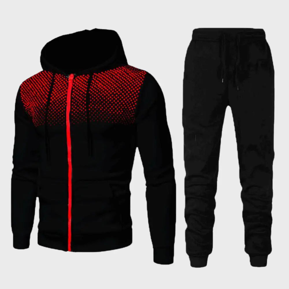 Herrer Treningssett med Hettegenser og Joggebukser 3