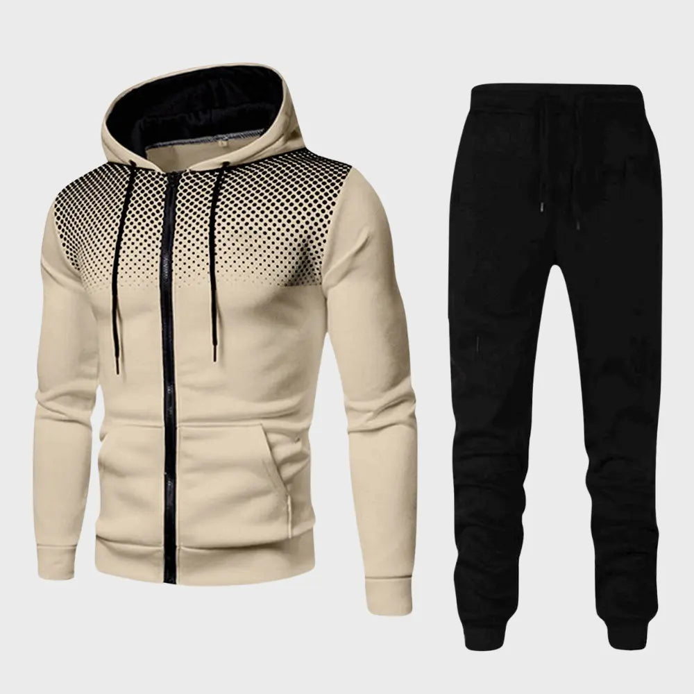 Herrer Treningssett med Hettegenser og Joggebukser 5