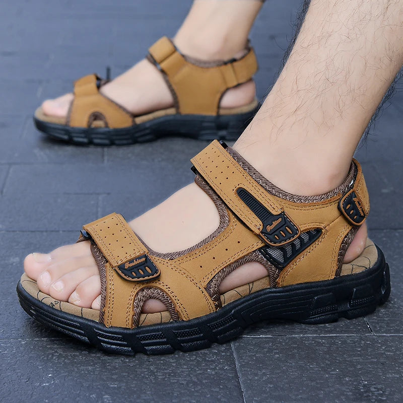 Herresandaler Klassisk Stil for Sommerbruk 7