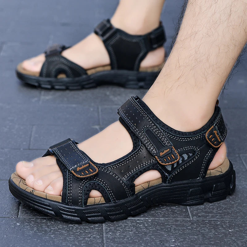 Herresandaler Klassisk Stil for Sommerbruk 8