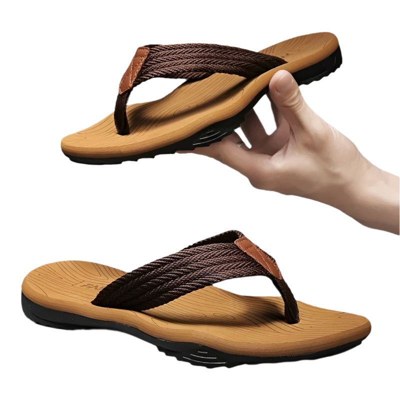 Herresandaler med EVA Demping og Holdbar Konstruksjon 0