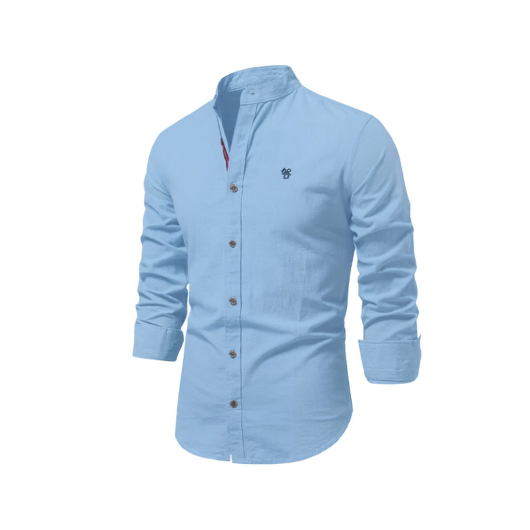 Herreskjorte Casual Stil Med Knapper 11