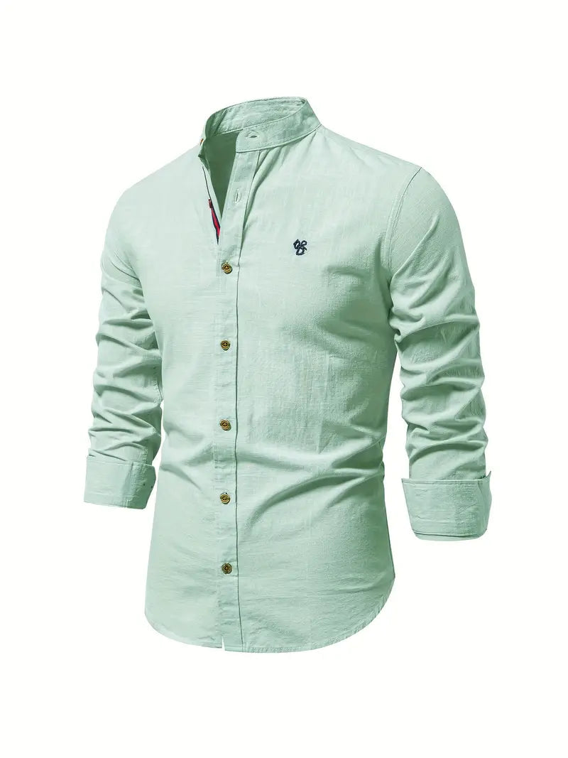 Herreskjorte Casual Stil Med Knapper 2