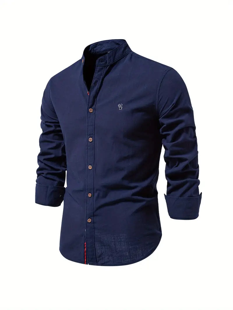 Herreskjorte Casual Stil Med Knapper 6
