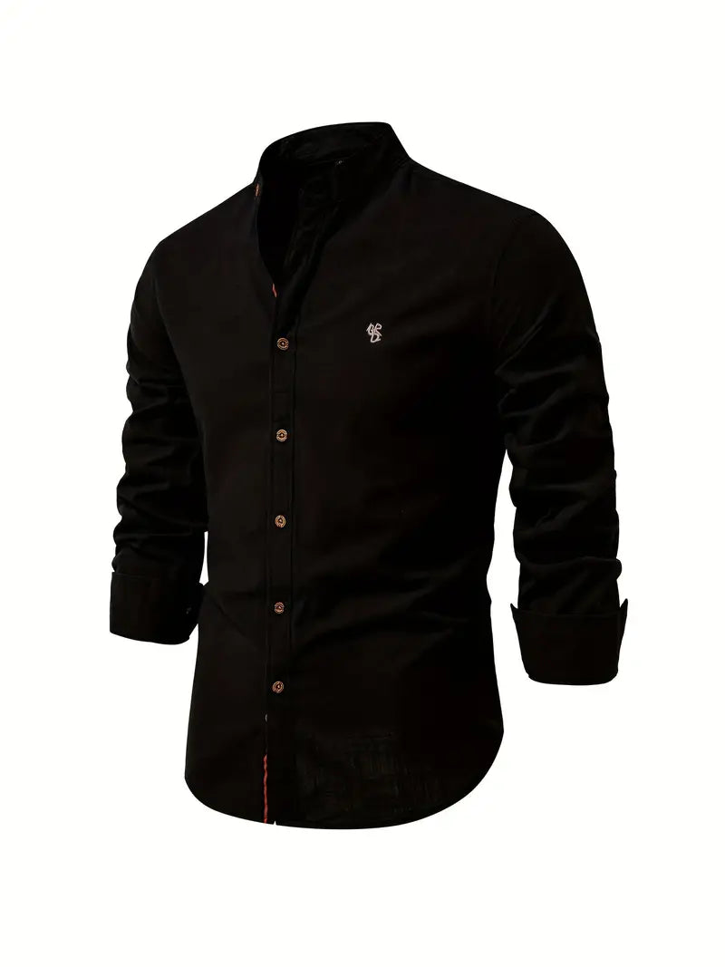 Herreskjorte Casual Stil Med Knapper 9