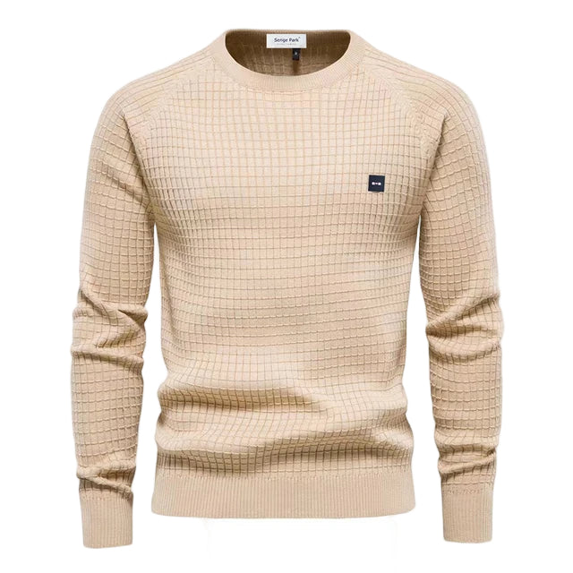 Herreskjorte Strikket Design Komfortabel 0