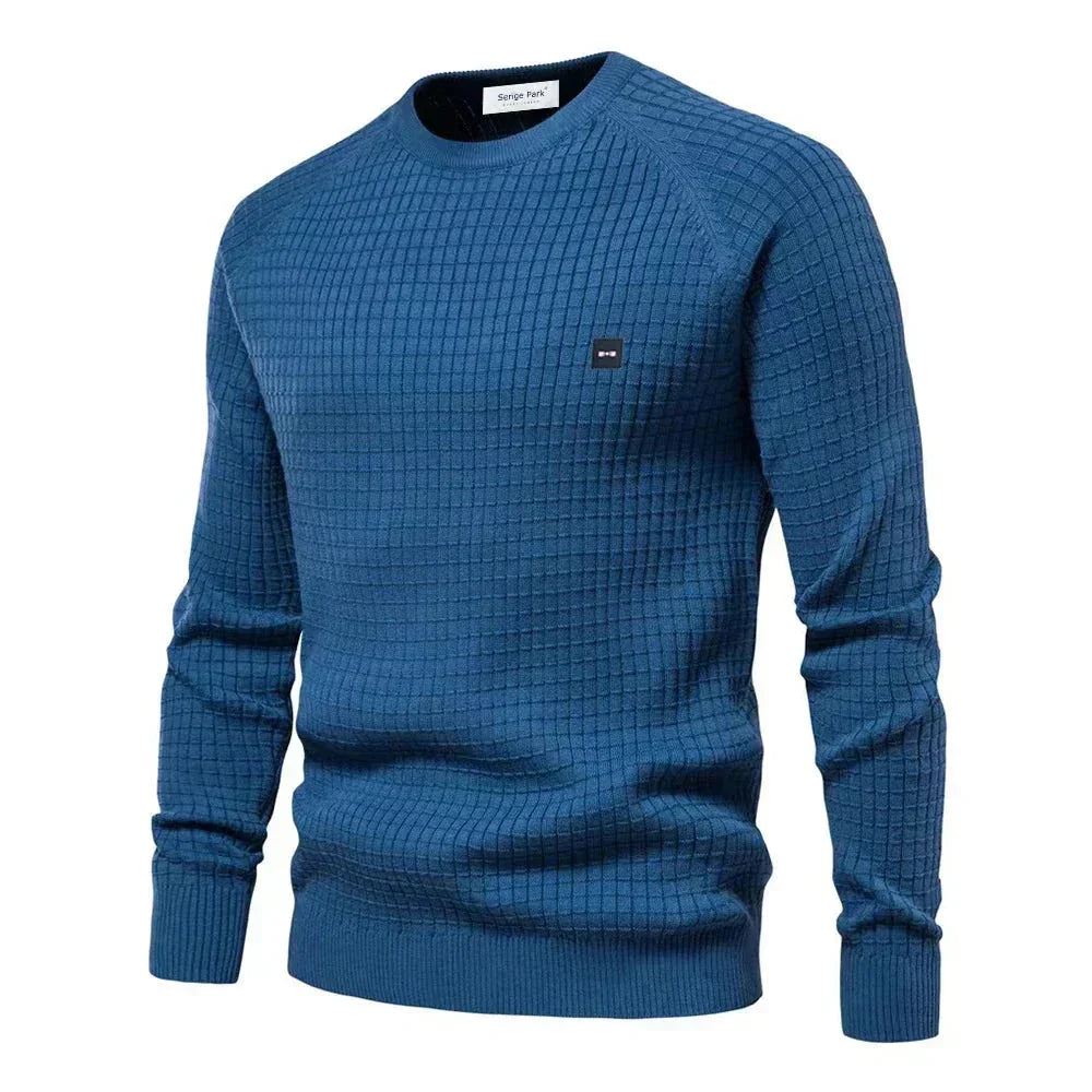 Herreskjorte Strikket Design Komfortabel 2