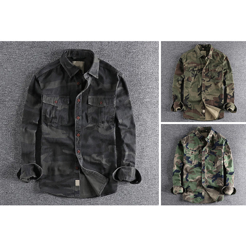 Herreskjorte Urban Camo Stilig 3