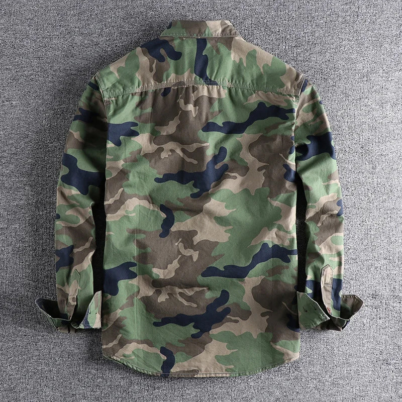 Herreskjorte Urban Camo Stilig 5