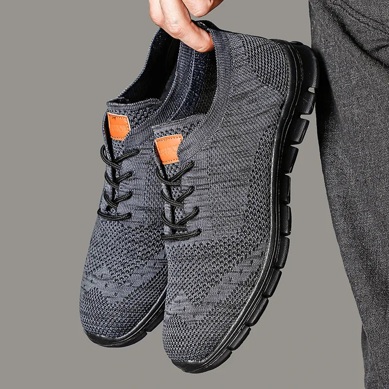 Herresko Lettvekt Pustende Tekstil Sporty Design 5