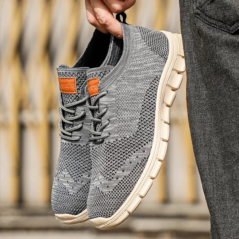 Herresko Lettvekt Pustende Tekstil Sporty Design 7