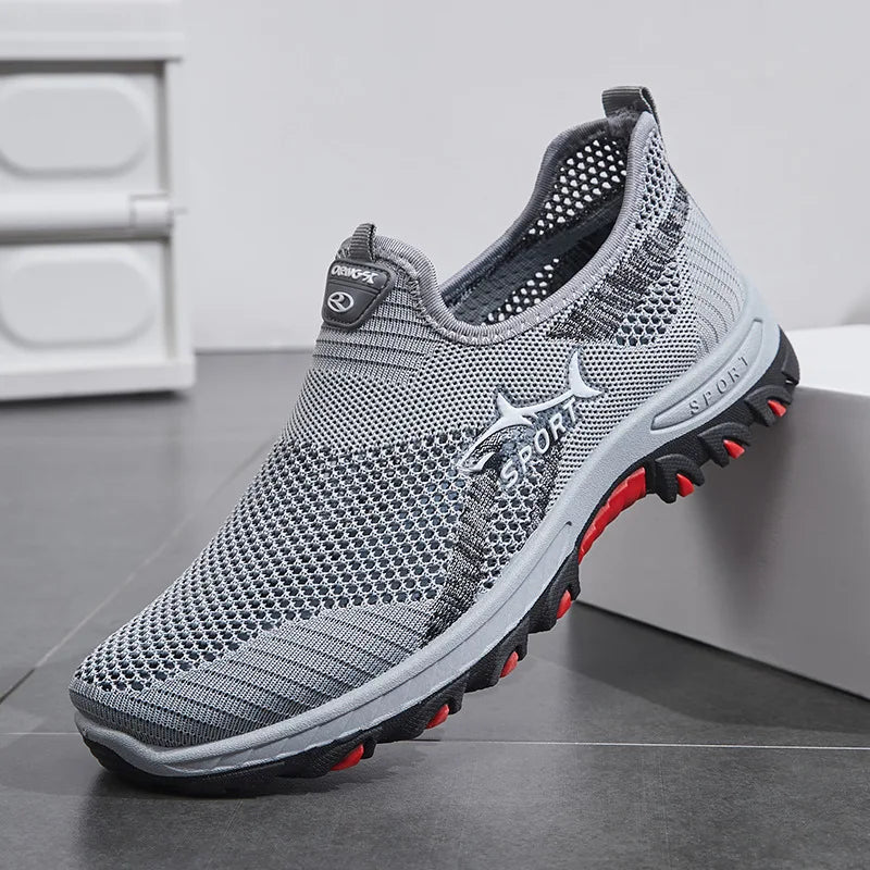 Herresko Mesh Lettvekt Sneakers Casual 0