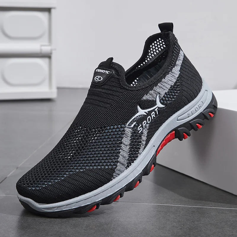 Herresko Mesh Lettvekt Sneakers Casual 1