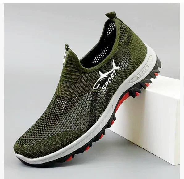 Herresko Mesh Lettvekt Sneakers Casual 7