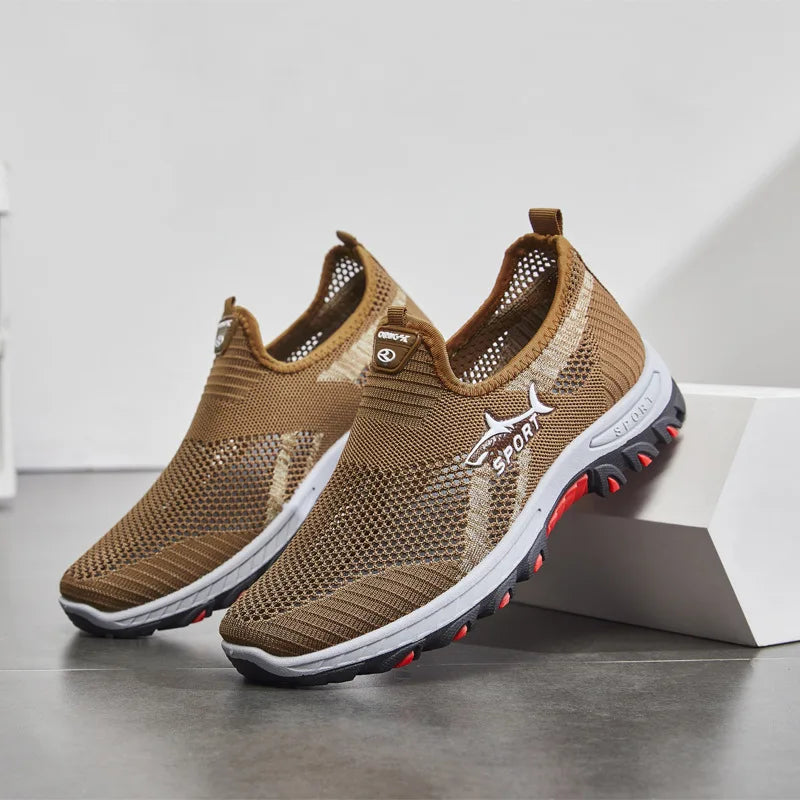Herresko Mesh Lettvekt Sneakers Casual 8